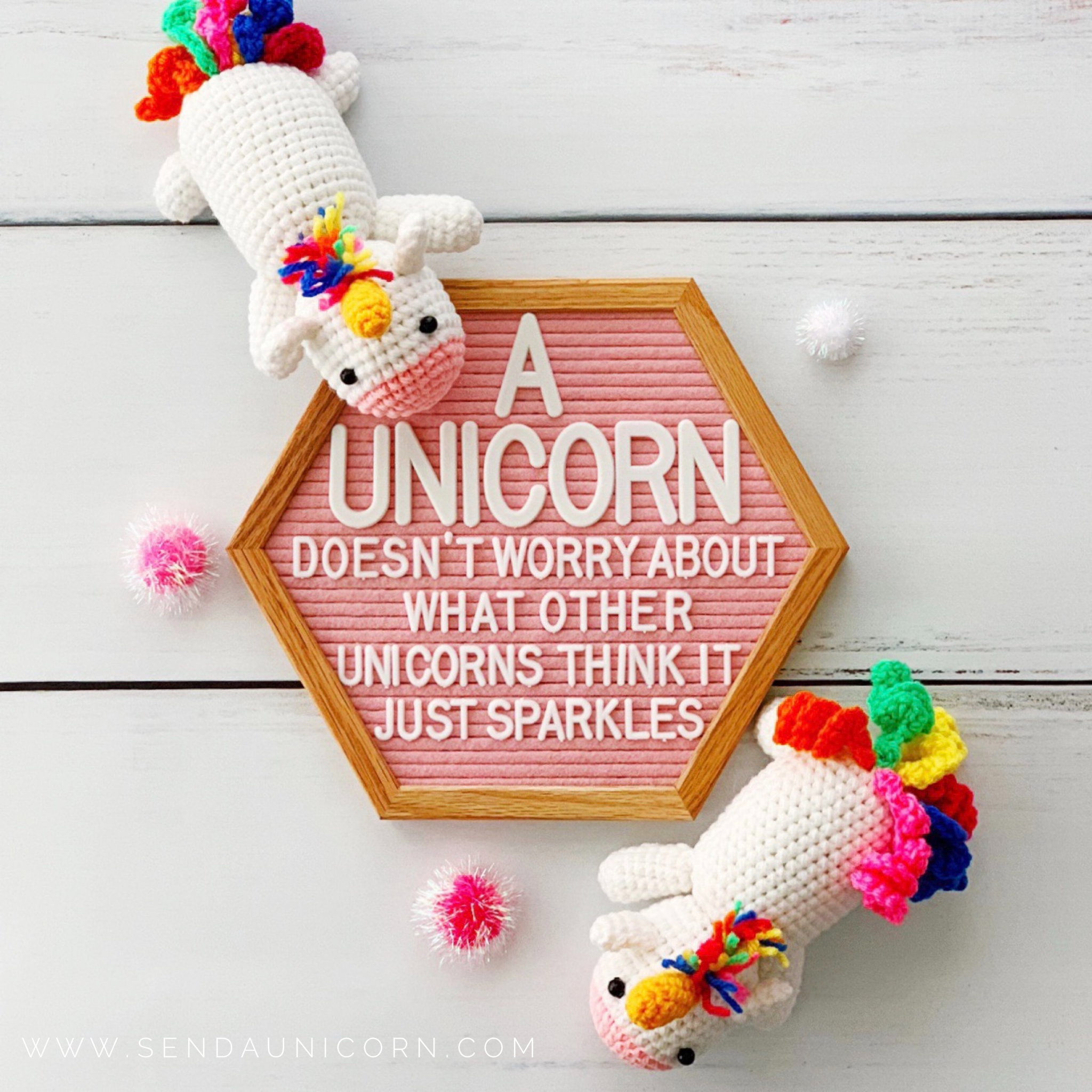 Calliope Unicorn Crochet Doll
