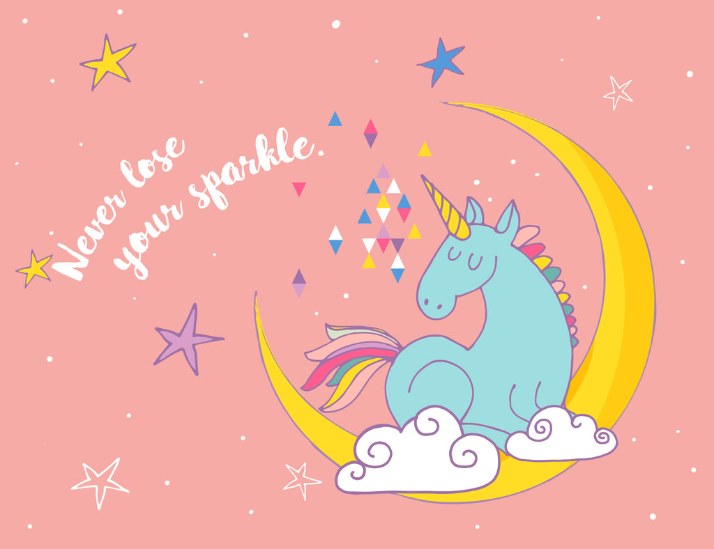 Never Lose Your Sparkle Card Unicorn Card